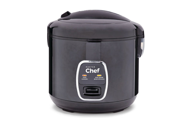 MASTER Chef One-Touch Non-Stick Rice Cooker & Steamer, Black, 20 Cups Z2