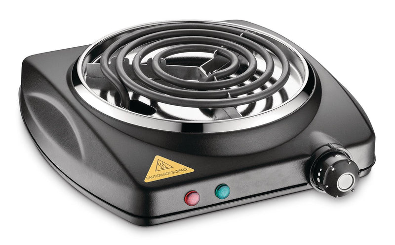 MASTER Chef Single Burner Hot Plate, Black, 1000W U8