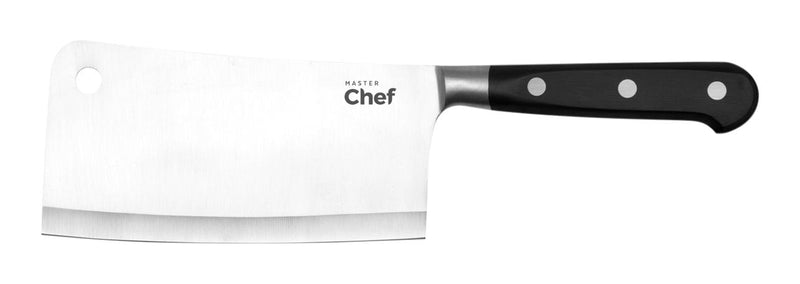 MASTER Chef Stainless Steel Cleaver, Includes Protective Cover, 6-in X2