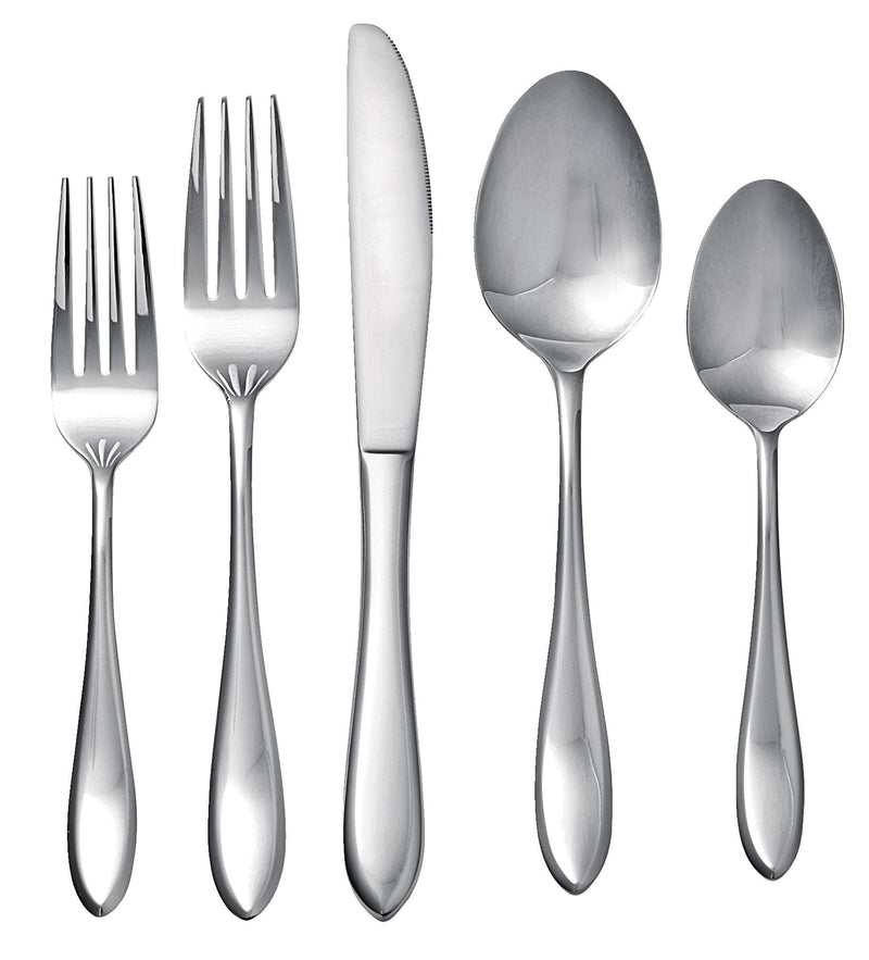 MASTER Chef Stainless Steel Flatware Set, Serves 12, 60-pc V9
