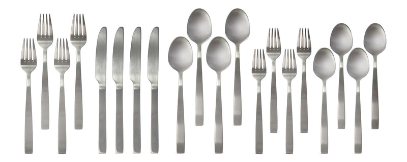 MASTER Chef Stainless Steel Flatware Set, Serves 4, 20-pc T7