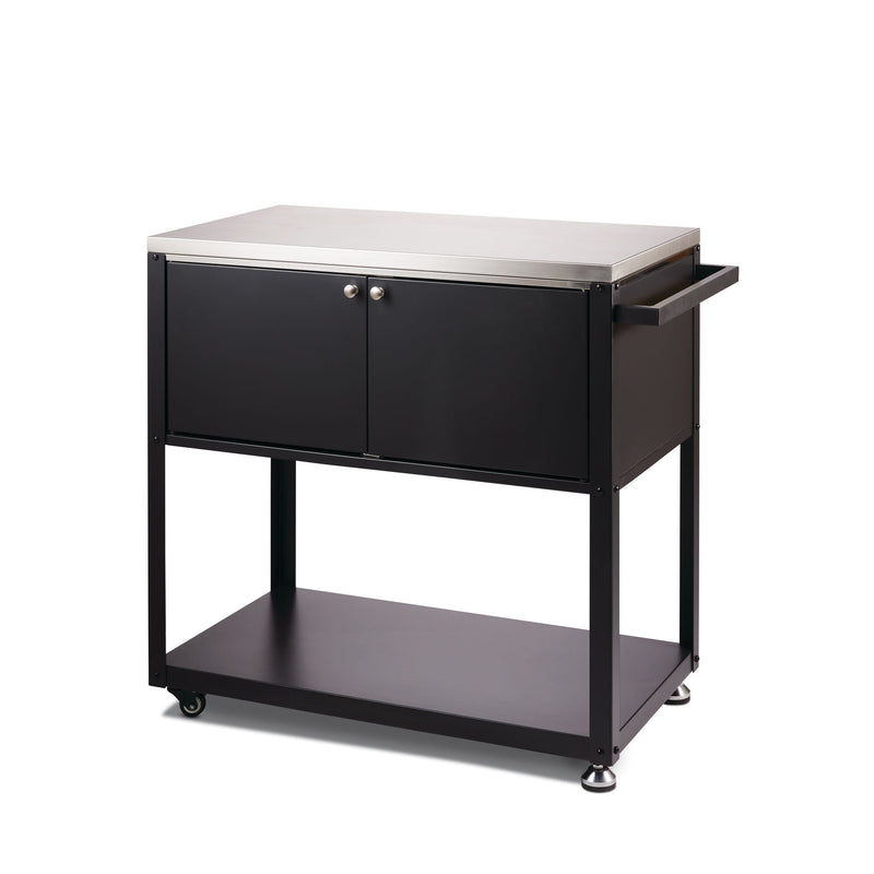 MASTER Chef Stainless Steel Outdoor Mobile Prep & Storage Cart for BBQ Z5