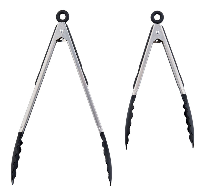 Master Chef Stainless Steel Tong Set with Nylon Heads, 2-pc A4