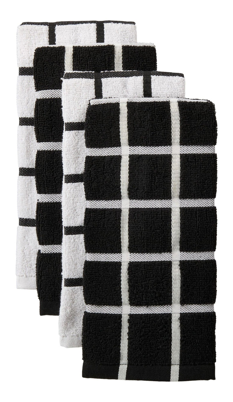 Master Chef Terry Kitchen Towels, Reusable, Various Colours, 16-in x 26-in, 4-pk C4