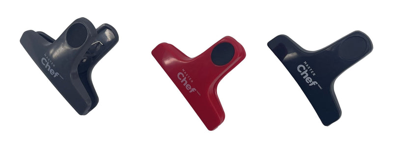 MasterChef Large Storage/Food Bag Clips, 3-pk U1
