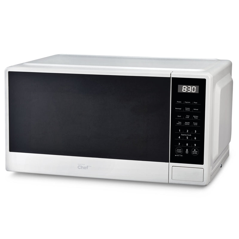 MasterChef Matte Microwave, White, 1.1-cu-ft E3