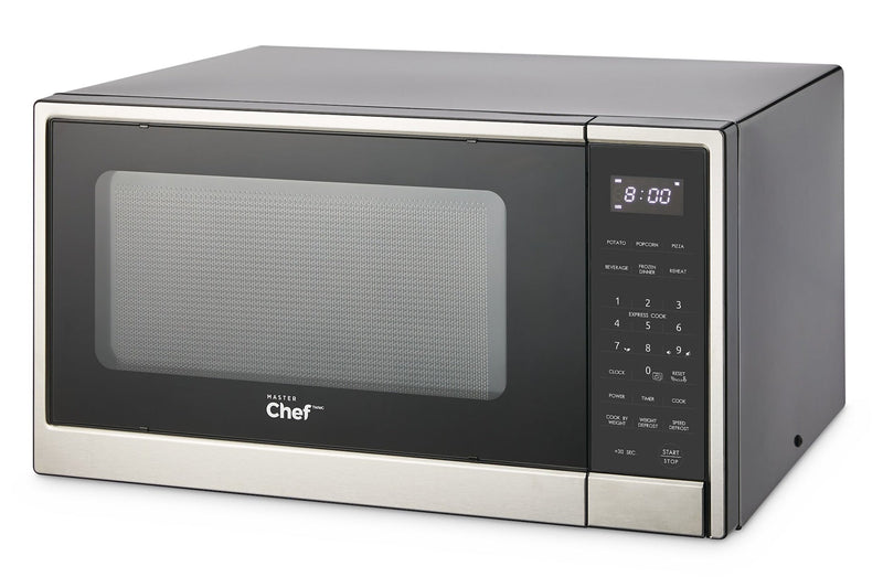 MasterChef Microwave, Stainless Steel, 1.3-cu-ft R6