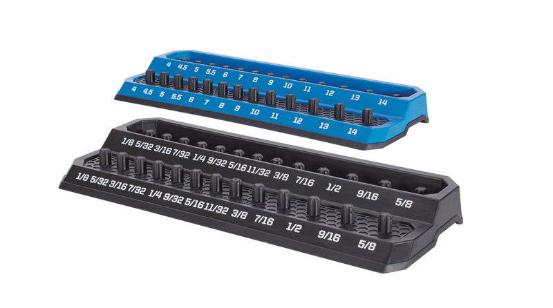 Mastercraft 1/4-in Drive Socket Tray Organizer/Holder, 2-pk I9