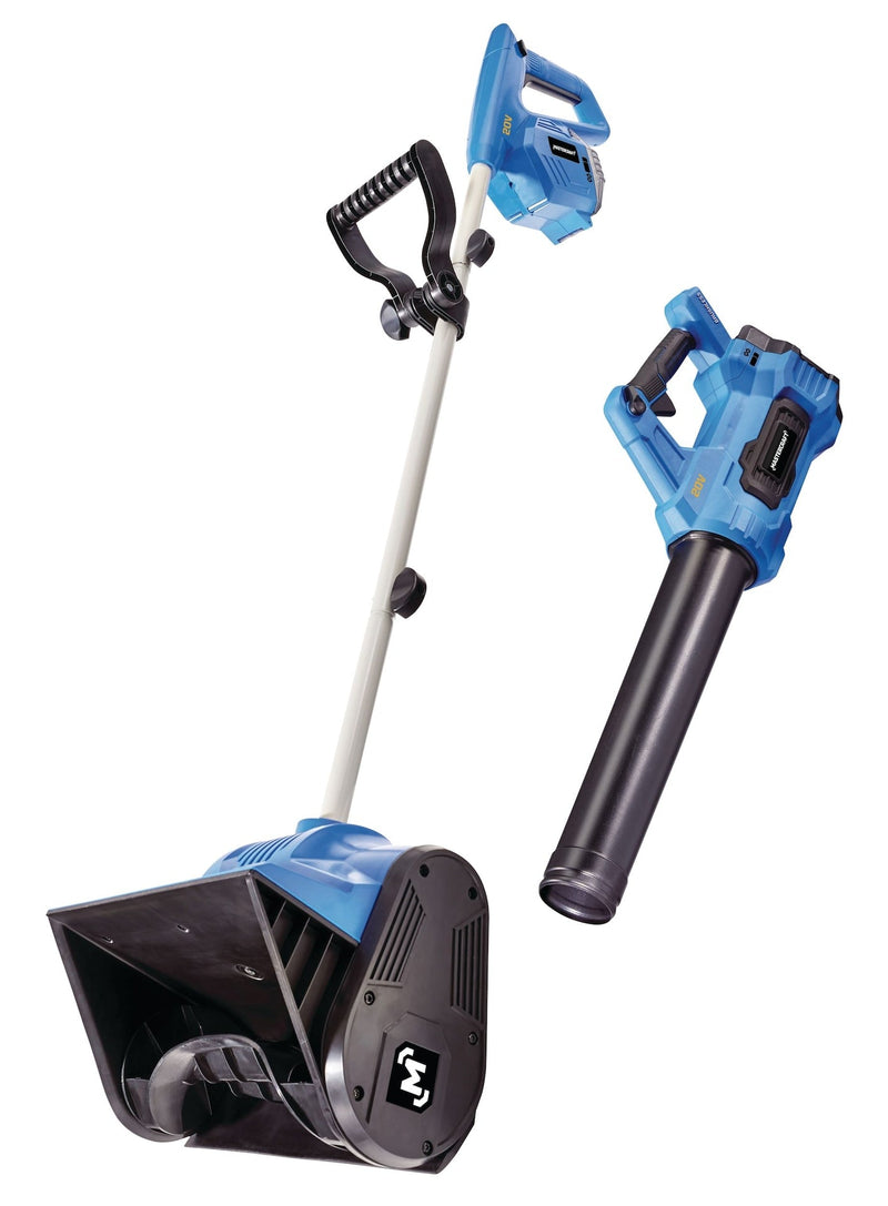 Mastercraft 20V Brushless 5.0Ah Snow Shovel & Blower Combo Kit, PWR POD Compatible E0