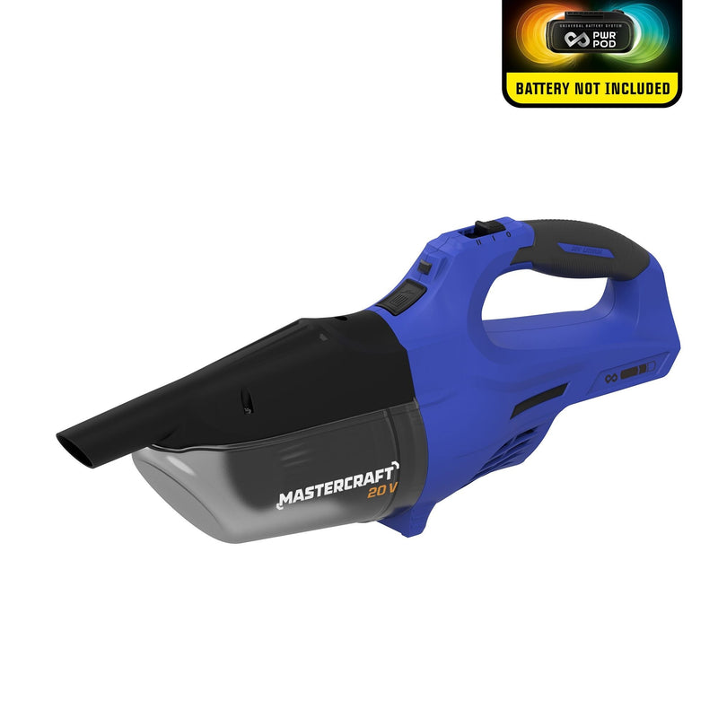 Mastercraft 20V Cordless Hand Vacuum, Tool Only, PWR POD Compatible J4
