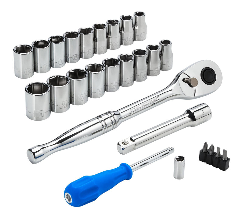 Mastercraft 26 Piece 1/2" Drive Socket Set F8