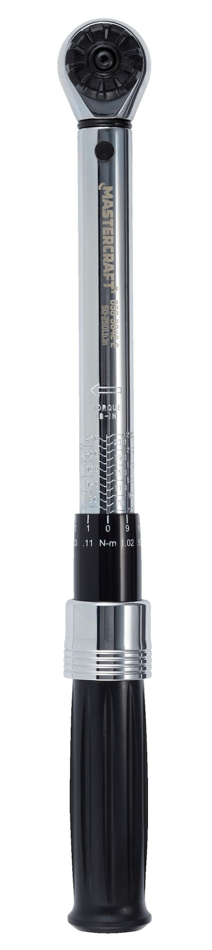 Mastercraft 3/8-in Drive Torque Wrench, 50-250 in-lbs Q6