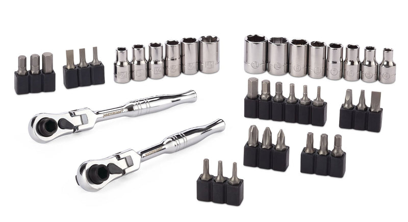 Mastercraft 39 Piece 1/4" Micro Ratchet/Driver Set G7