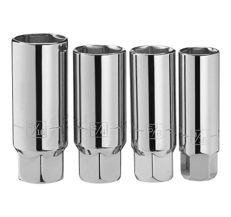 Mastercraft 4 Piece 3/8" Drive Spark Plug Socket Set SAE I5