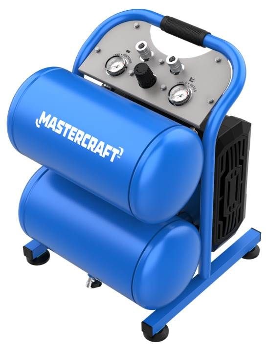Mastercraft 5-Gallon Air Compressor with Control Panel, 175 PSI, 1.5 HP O6
