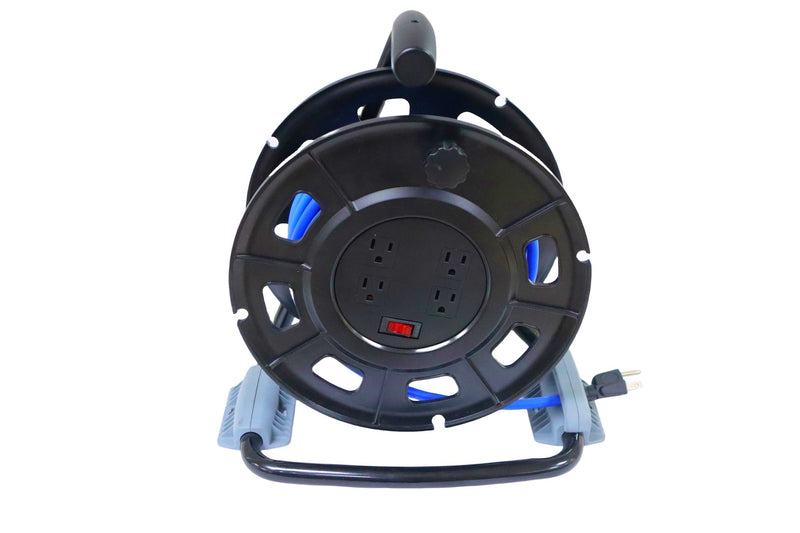 Mastercraft 50-ft 14-Gauge Black Cord Reel with Stand L7