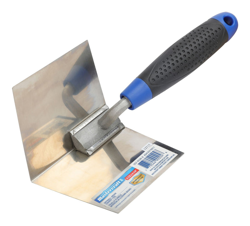 Mastercraft 90-Degree Inside Corner Trowel, Drywall & Plastering Tool, 3-1/2 x 4-1/40-in E2