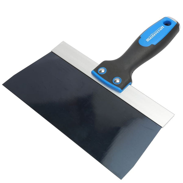 Mastercraft Drywall Patching & Taping Knife with Solvent-Resistant Blue Steel Blade, 8-in I1