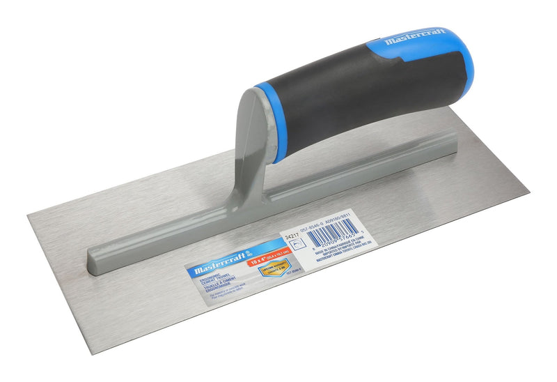 Mastercraft Ergonomic Steel Cement Trowel For Masonry & Concrete Work, 4 x 10-in K4