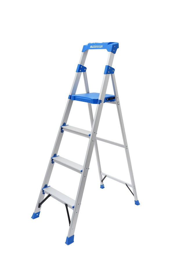 Mastercraft Grade 1 Aluminum Compact Ladder, 5.5-ft, 250-lb Capacity U1
