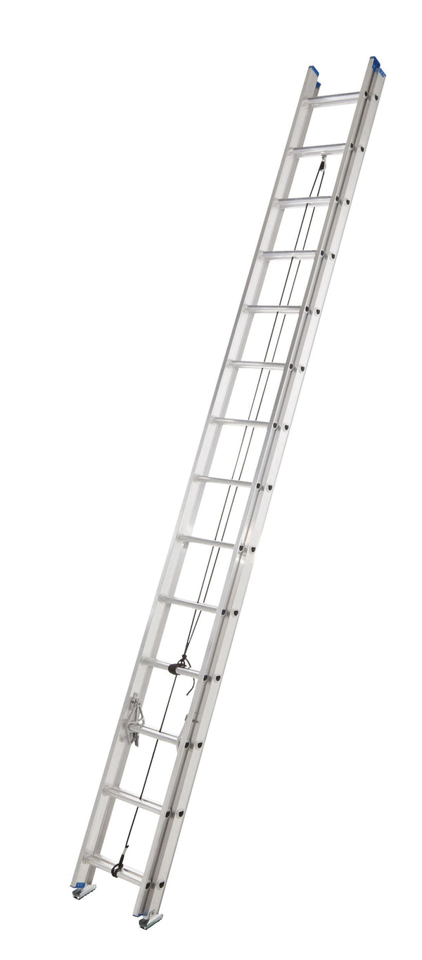 Mastercraft Grade 2 Aluminum Extension Ladder, 225-lb, 28-ft E0