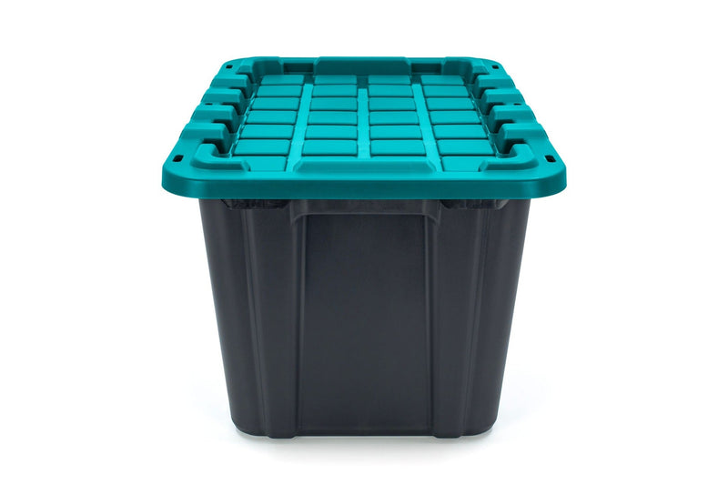 Mastercraft Heavy-Duty Storage Tote, 102-L, Teal I7