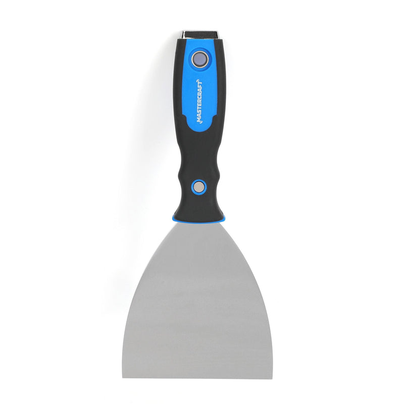 Mastercraft Multi-Purpose Flexible Carbon Steel Spackling/Putty Knife & Paint Scraper, 4-in K0