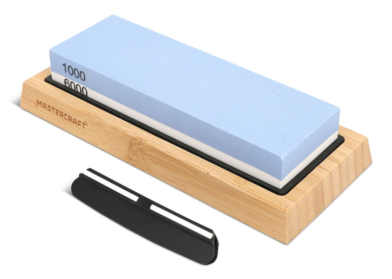 Mastercraft Pro Dual Grit Tool & Knife Sharpening Stone Set, 4-pc R7