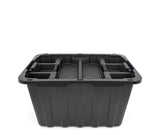 Mastercraft Tote Insert Tray with Carry Handle, Black, 2-pk