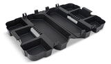 Mastercraft Tote Insert Tray with Carry Handle, Black, 2-pk