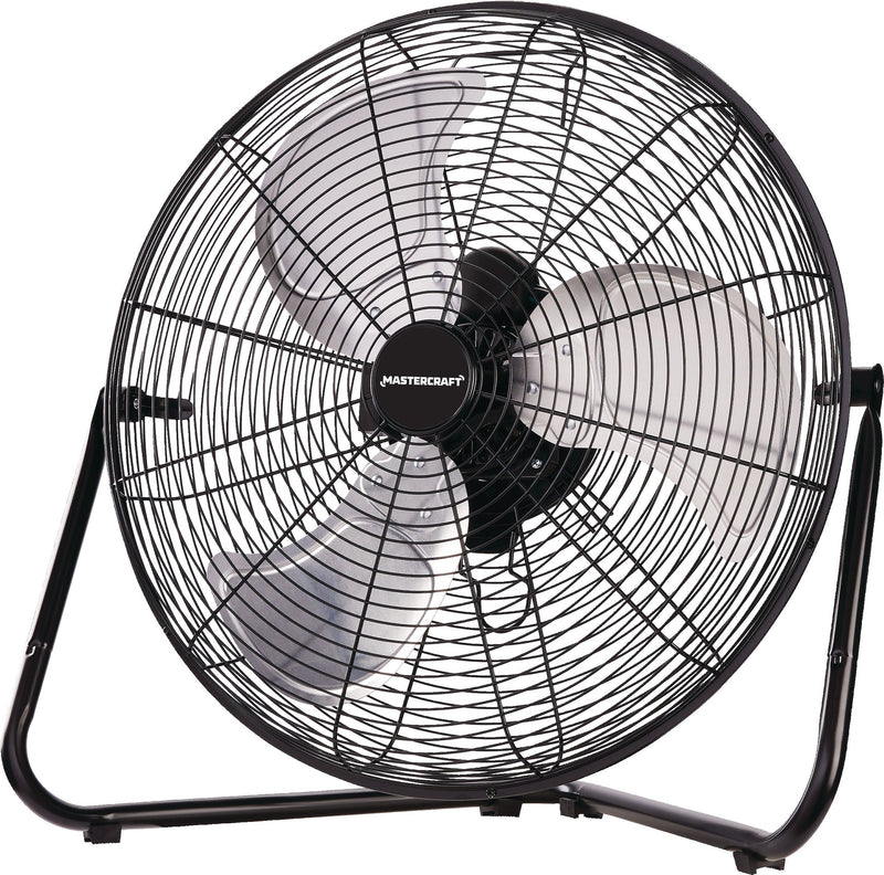 Mastercraft Vertical-Tilt Portable Floor Fan, 3-Speed, Black, 20-in, NOMA Oscillating Tower Fan, Remote Control, 3-Speed, White, 45-in, NOMA 7K... T9