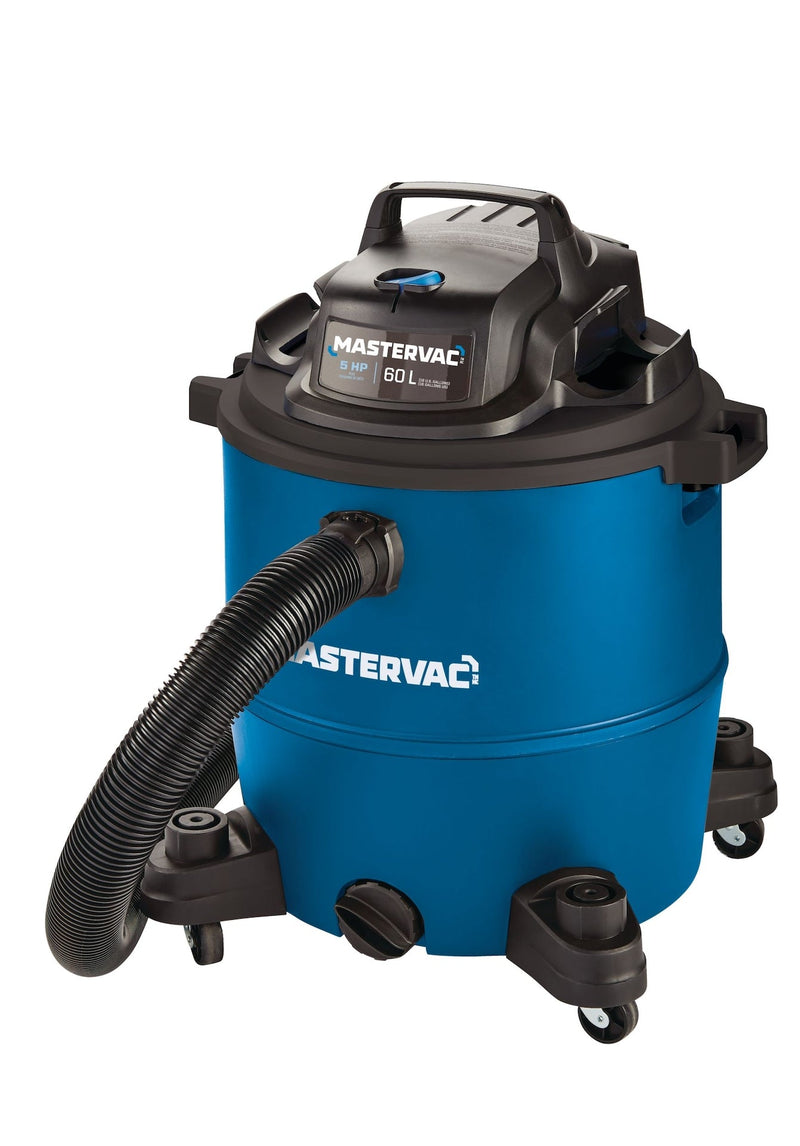 Mastervac VOC1610PF 5.0 Peak HP Wet/Dry Shop Vacuum, 60-L K4