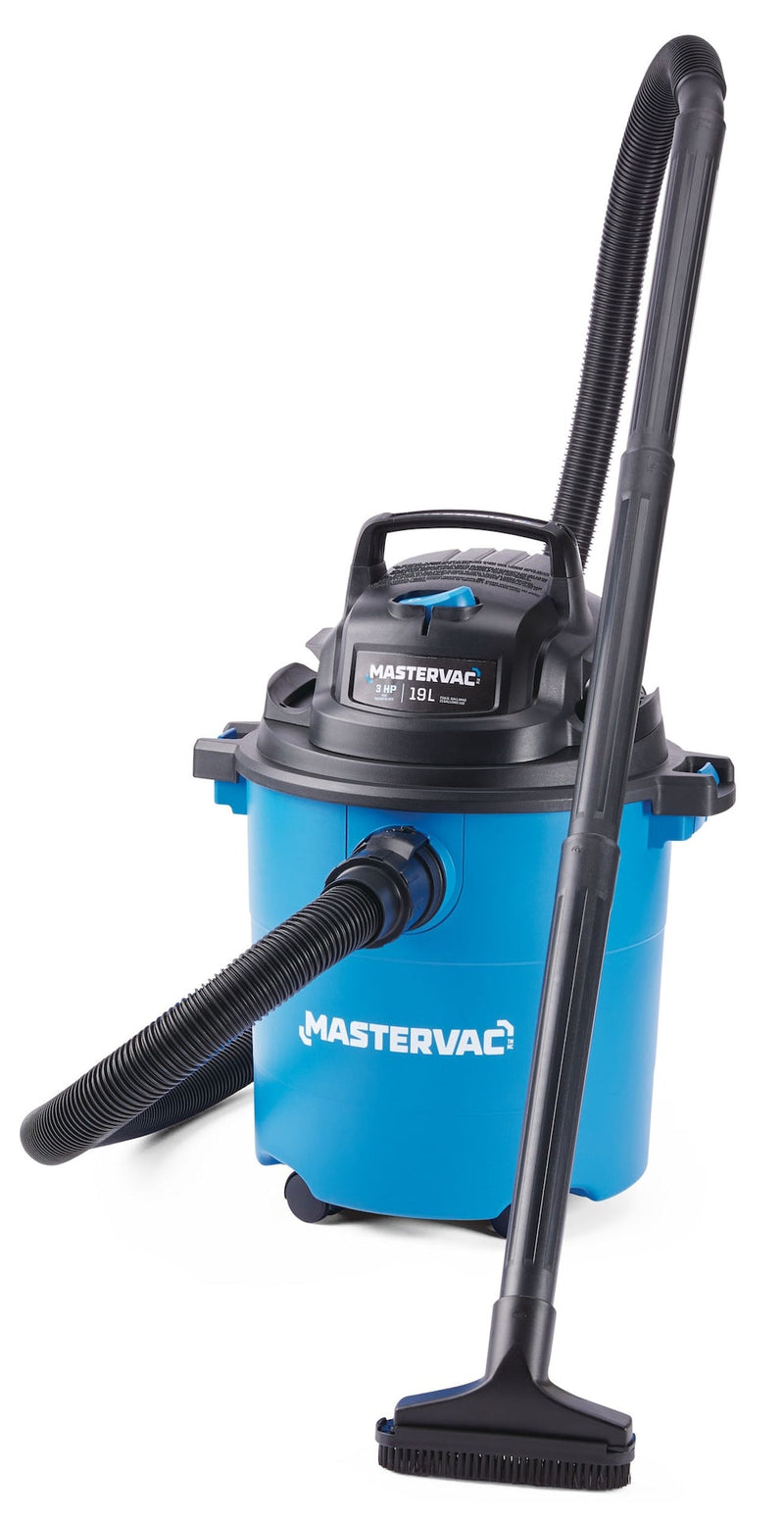 Mastervac VOC507P 4.0 Peak HP Wet/Dry Shop Vacuum with Hose & Accessories, 18.9-L D4