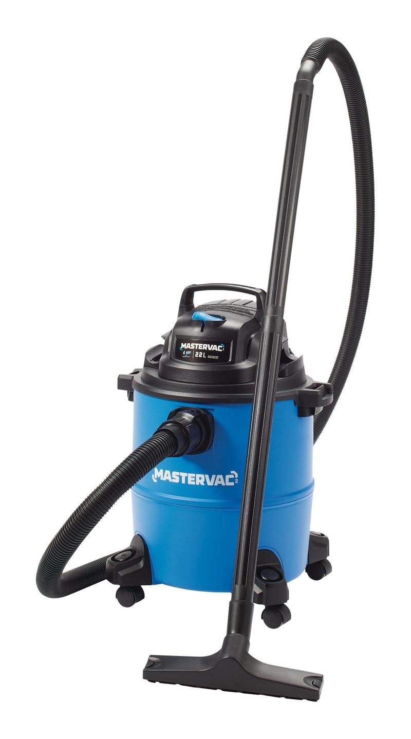 Mastervac VOC608PF 4.0 Peak HP Wet/Dry Shop Vacuum with Hose & Accessories, 22-L O5