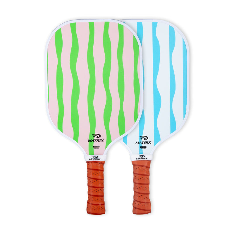 Matrix Pickleball Starter Set, Includes 2 Paddles & 3 Balls, USAPA Approved, Multi-Coloured O1