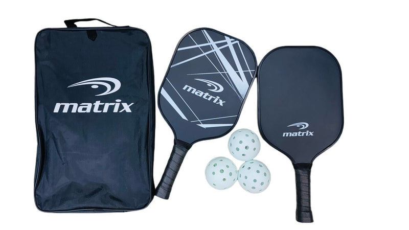 Matrix Recreational Official Size Pickleball Paddle/Racket & Ball Set, 5-pc A2