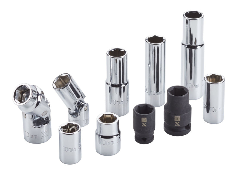 MAXIMUM 10-mm Socket Rail, 10-pc K8