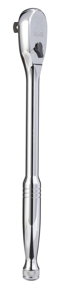 MAXIMUM 1/2-in Drive 90-Tooth Ratchet, CRV, Nickel-Chrome Plating, 13-in G7