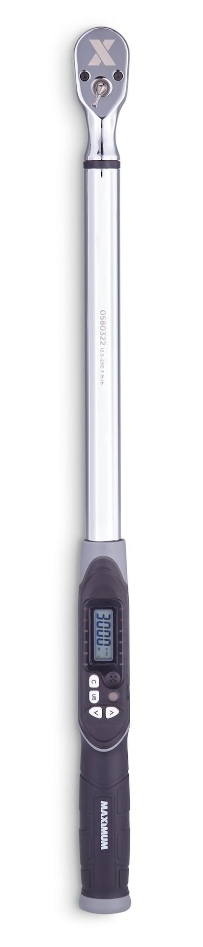 MAXIMUM 1/2-in Drive Digital Torque Wrench, 12.5-250 ft-lbs A7
