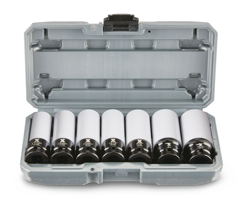 MAXIMUM 1/2-in Drive Wheel Protector Deep Impact Socket Set, 7-pc X7