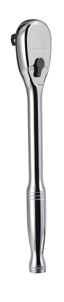 MAXIMUM 1/4-in Drive 90-Tooth Ratchet, CRV, Nickel-Chrome Plating, 6-in N7