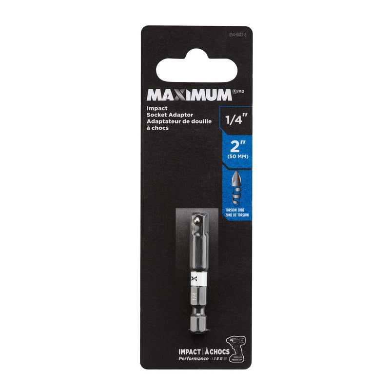MAXIMUM 2-in Socket Adaptor, 1/4-in Q6