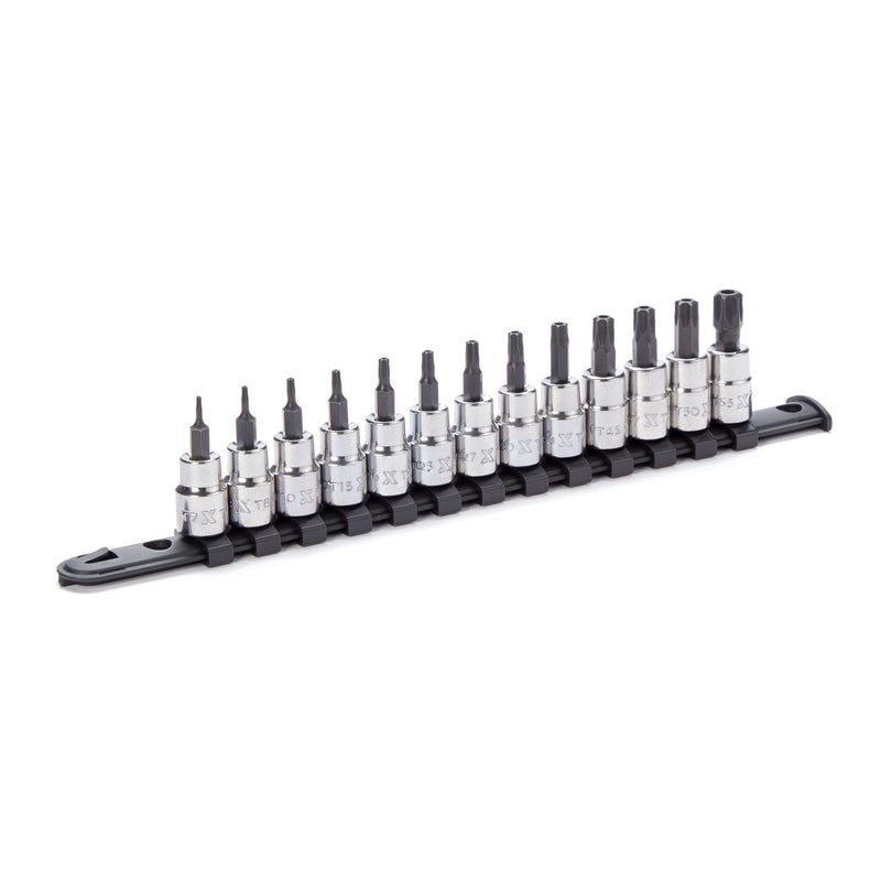 MAXIMUM 3/8-in Drive Tamper Proof Torx Bit Socket Set, Heat-Treated, 13-pc Q7