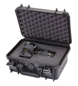 MAXIMUM Portable IP67 Waterproof Storage Case with Foam Layers, Small, Black