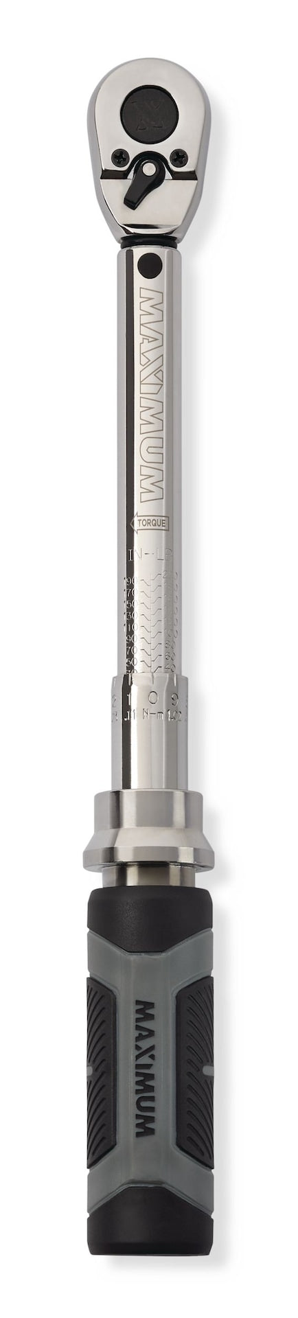 MAXIMUM Torque Wrench, 1/4-in Drive, 40-200 in-lb L8