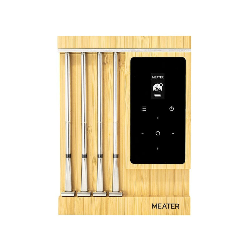 MEATER Pro XL Block 4-Probe Wi-Fi Smart Meat Thermometer, Dishwasher/Oven Safe J6