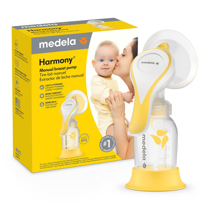 medela Harmony Flex Manual Breast Pump, Clear Z1