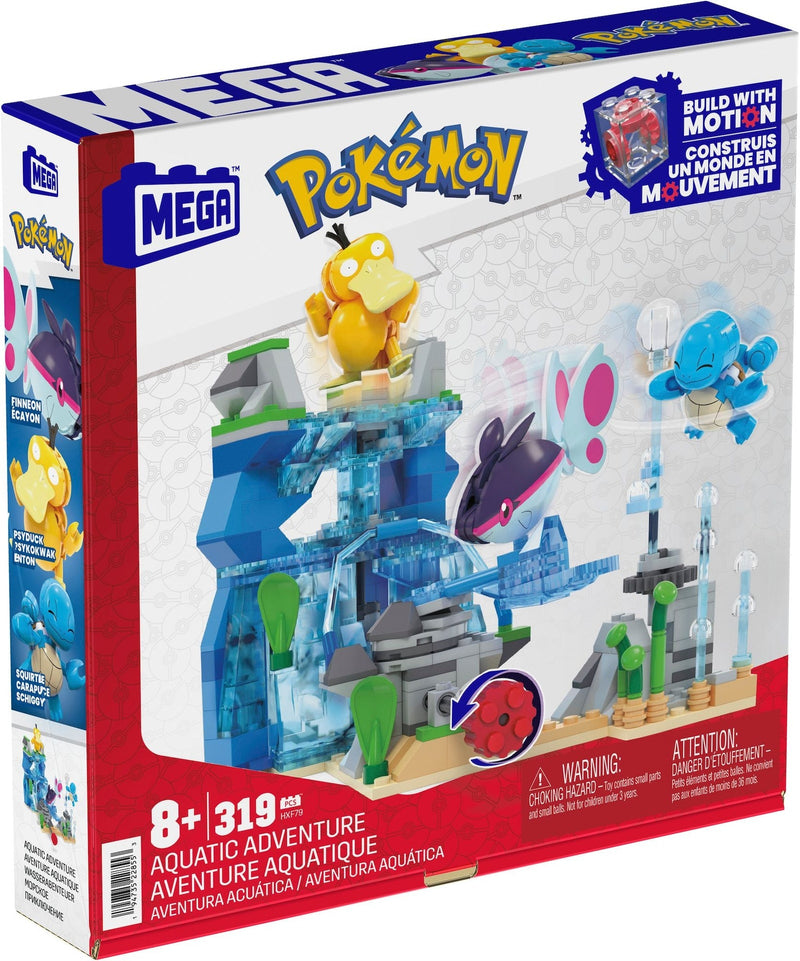 Mega Pokémon Adventure Builder Aquatic Adventure Toy Building Set, 319-pc R7