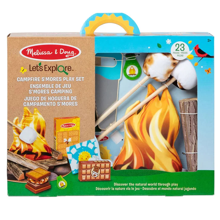 Melissa & Doug Let's Explore Campfire S'mores Play Set P3
