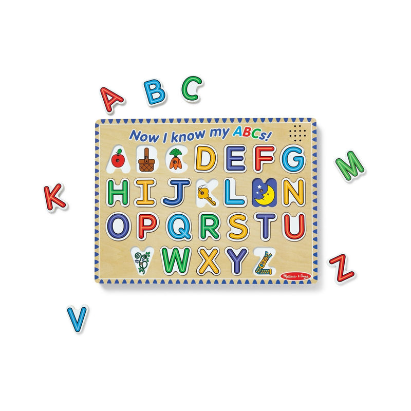 Melissa & Doug Alphabet Sound Puzzle Playset, Ages 3+ Z7